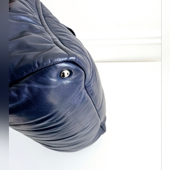 Prada Navy Blue Genuine Leather 3-way Bag - Picture 3 of 15